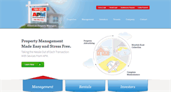 Desktop Screenshot of apmrentals.net